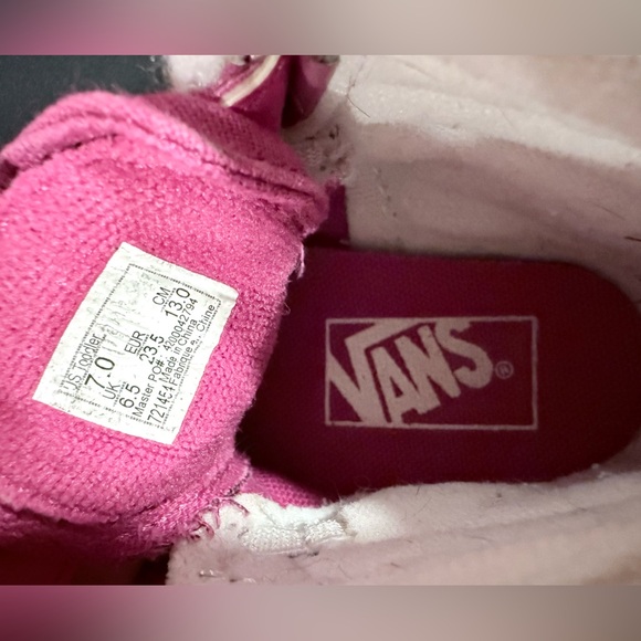 Vans Kids Sneakers in Purple and Green - Picture 7 of 7